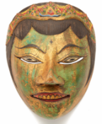 A MASK OF PANJI, FROM THE TOPENG THEATER (1)