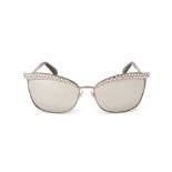 A PAIR OF KATE SPADE MIRRORED DIAMANTÉ SUNGLASSES