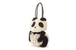 AN ANTEPRIMA 'PANDA' WHITE & BLACK WIRE BAG