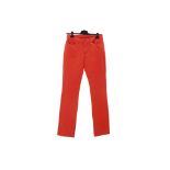 A PAIR OF ESCADA 'FLAME LIPSTICK' TROUSERS