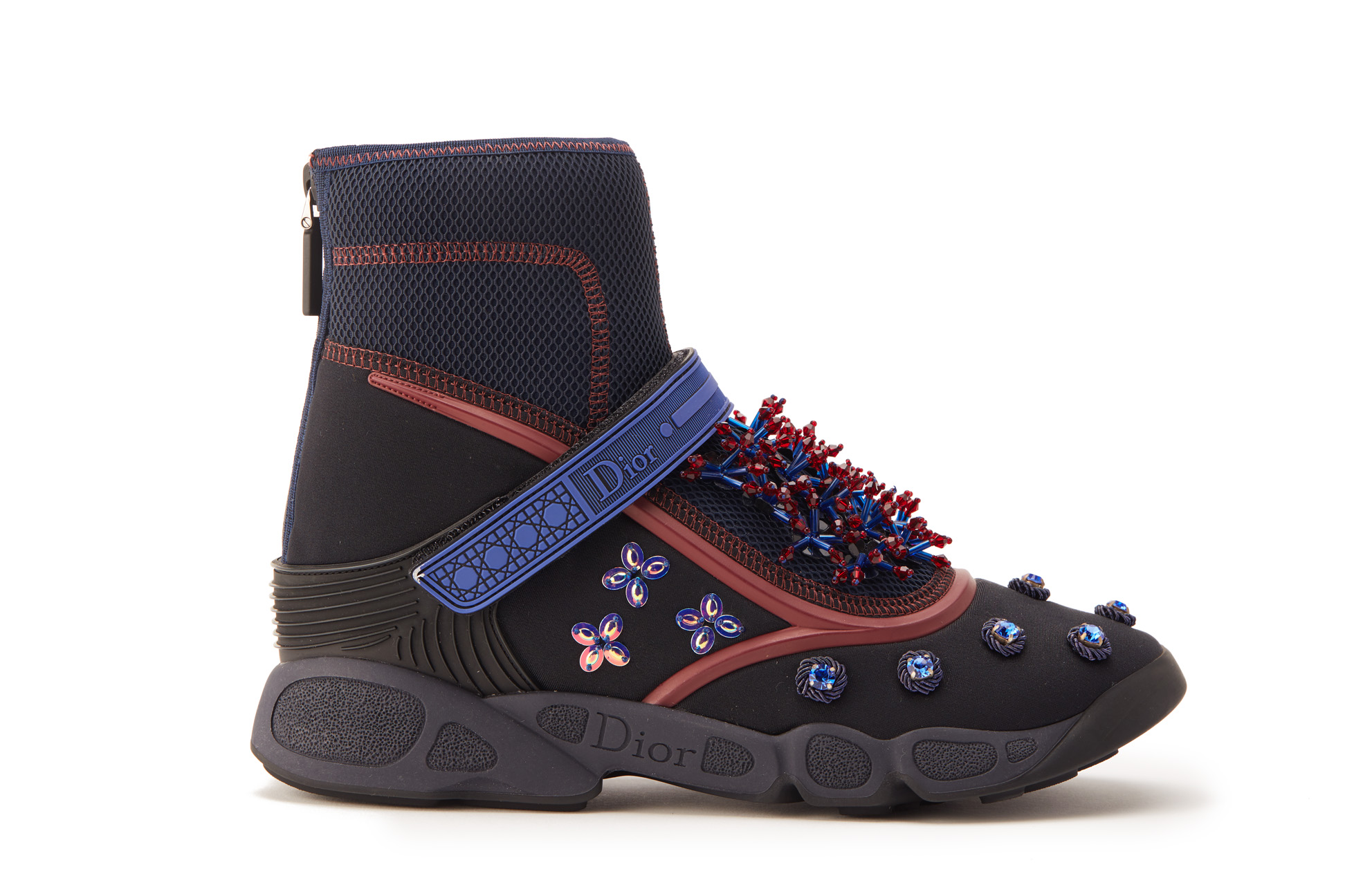 A PAIR OF CHRISTIAN DIOR FUSION SNEAKER BOOTS EU 39 - Image 2 of 4