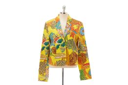 AN ESCADA MULTICOLOUR BLAZER