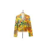 AN ESCADA MULTICOLOUR BLAZER