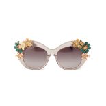 A PAIR OF DOLCE & GABBANA JEWEL EMBELLISHED SUNGLASSES