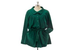 A TINA CASMOSE GREEN COAT