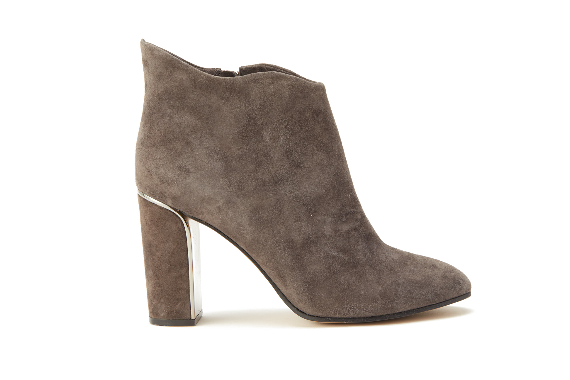 A PAIR OF JOHN CAMUTO GREY 'GRACE' BOOTS US 10 - Image 2 of 4