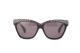 A PAIR OF ALEXANDER BLACK MCQUEEN SUNGLASSES