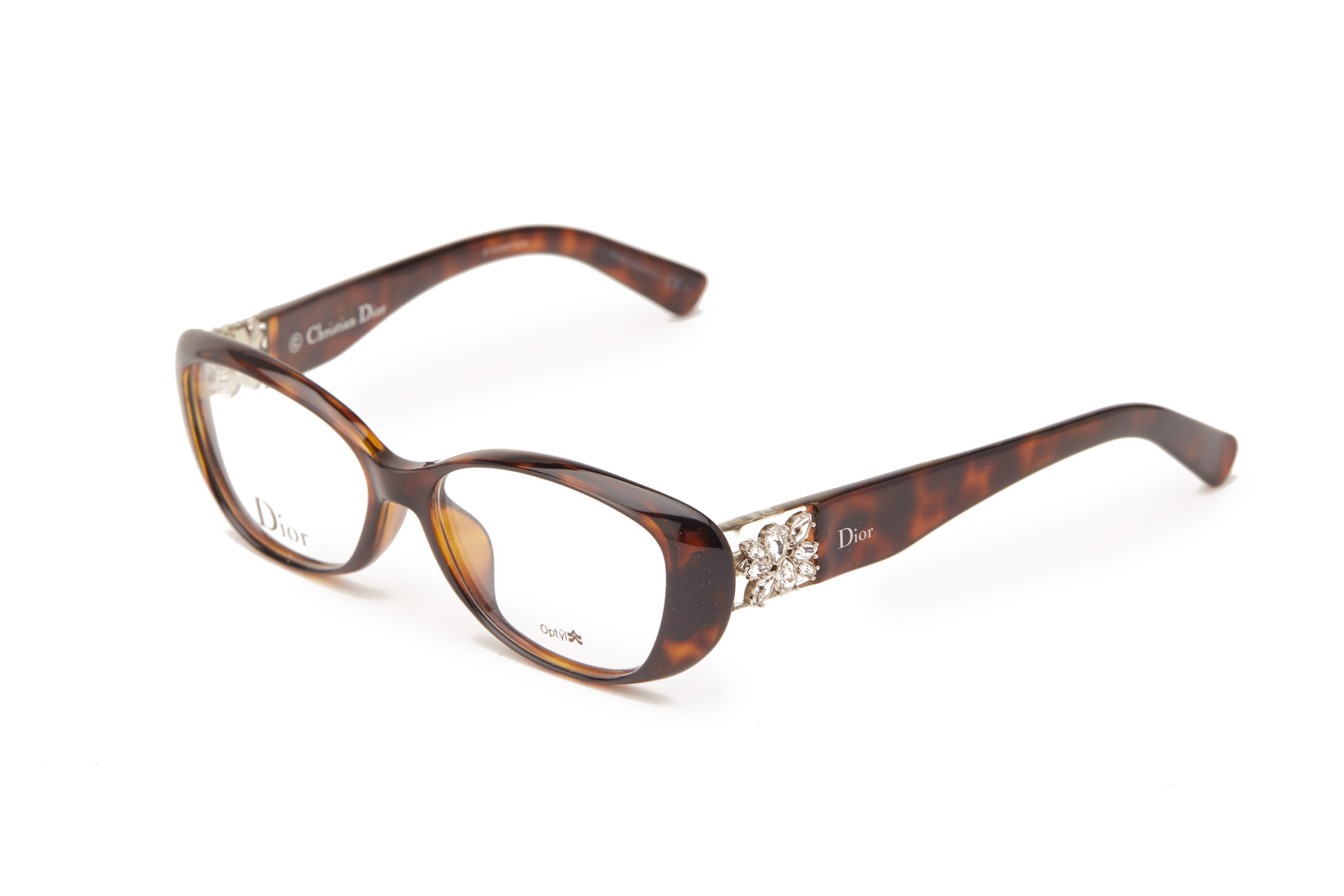 A PAIR OF CHRISTIAN DIOR TORTOISE SHELL READING GLASSES - Image 2 of 5