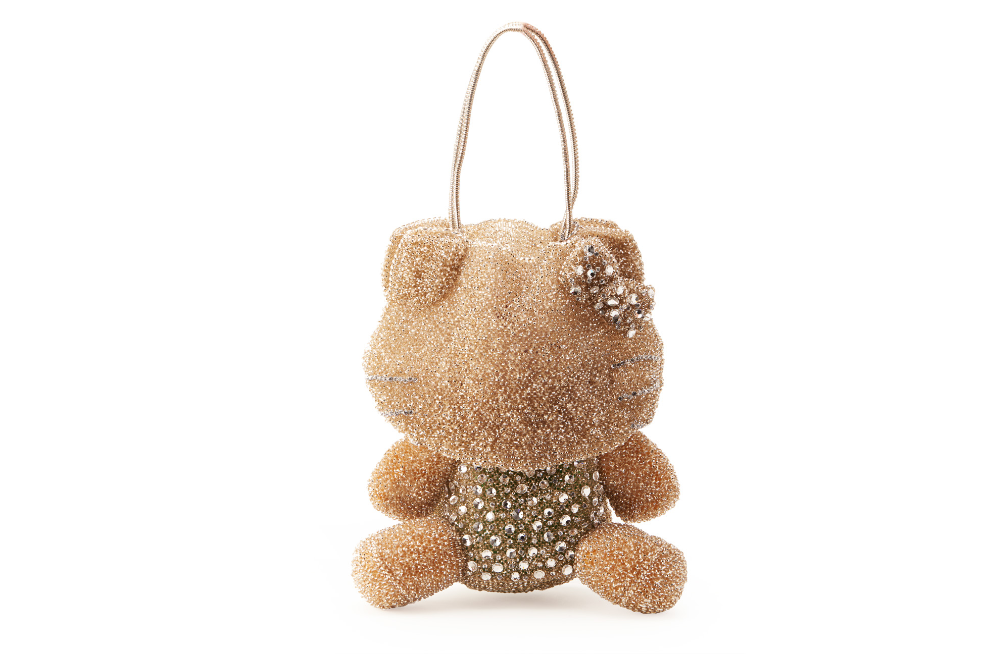 AN ANTEPRIMA 'HELLO KITTY' GOLD SILVER WIRE BAG
