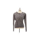 A TWIN SET BY SIMONA BARBIERI LEOPARD PRINT JUMPER