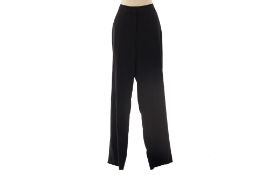 A PAIR OF BLACK ESCADA 'TOVAH' TROUSERS