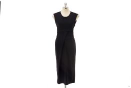 A KAREN KLEIN STRAIGHT BLACK DRESS