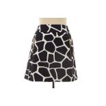 A MICHAEL KORS GEOMETRIC PRINT SKIRT