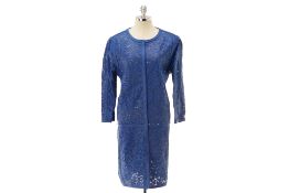 A ESCADA BLUE 'LEPSOM' COAT