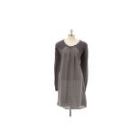 A SITA MURT GREY SILK DRESS