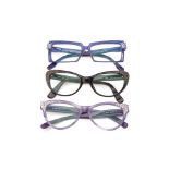 A COLLECTION OF 3 PAIRS OF 'SEE' READING GLASSES (4)