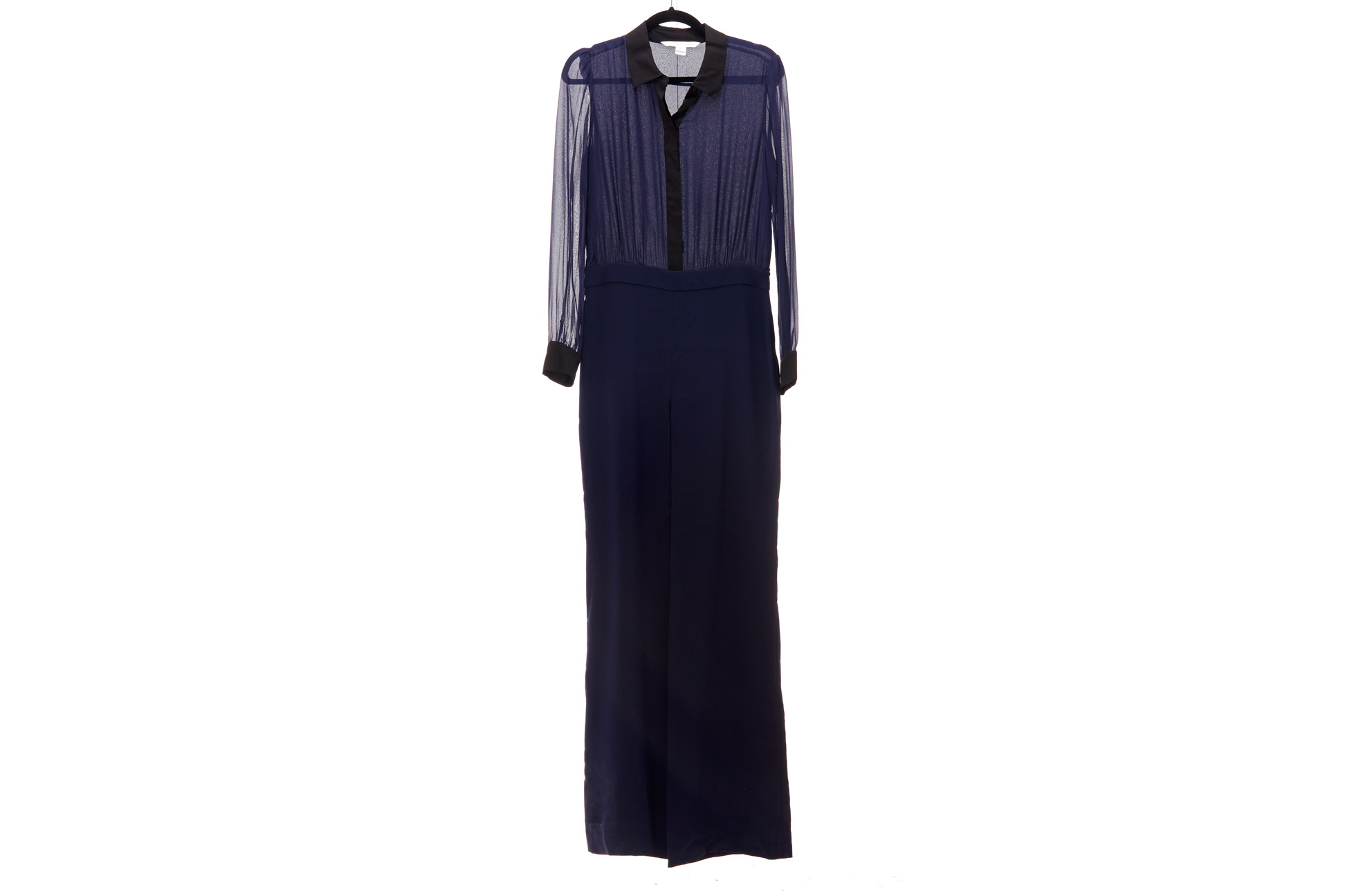 A DVF 'MARIAH' SILK JUMPSUIT