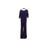 A DVF 'DEZI PURPLE HAZE' JUMPSUIT