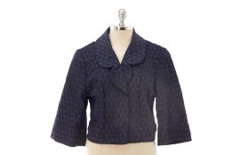 A HEART BLACK & BLUE BOLERO STYLE JACKET