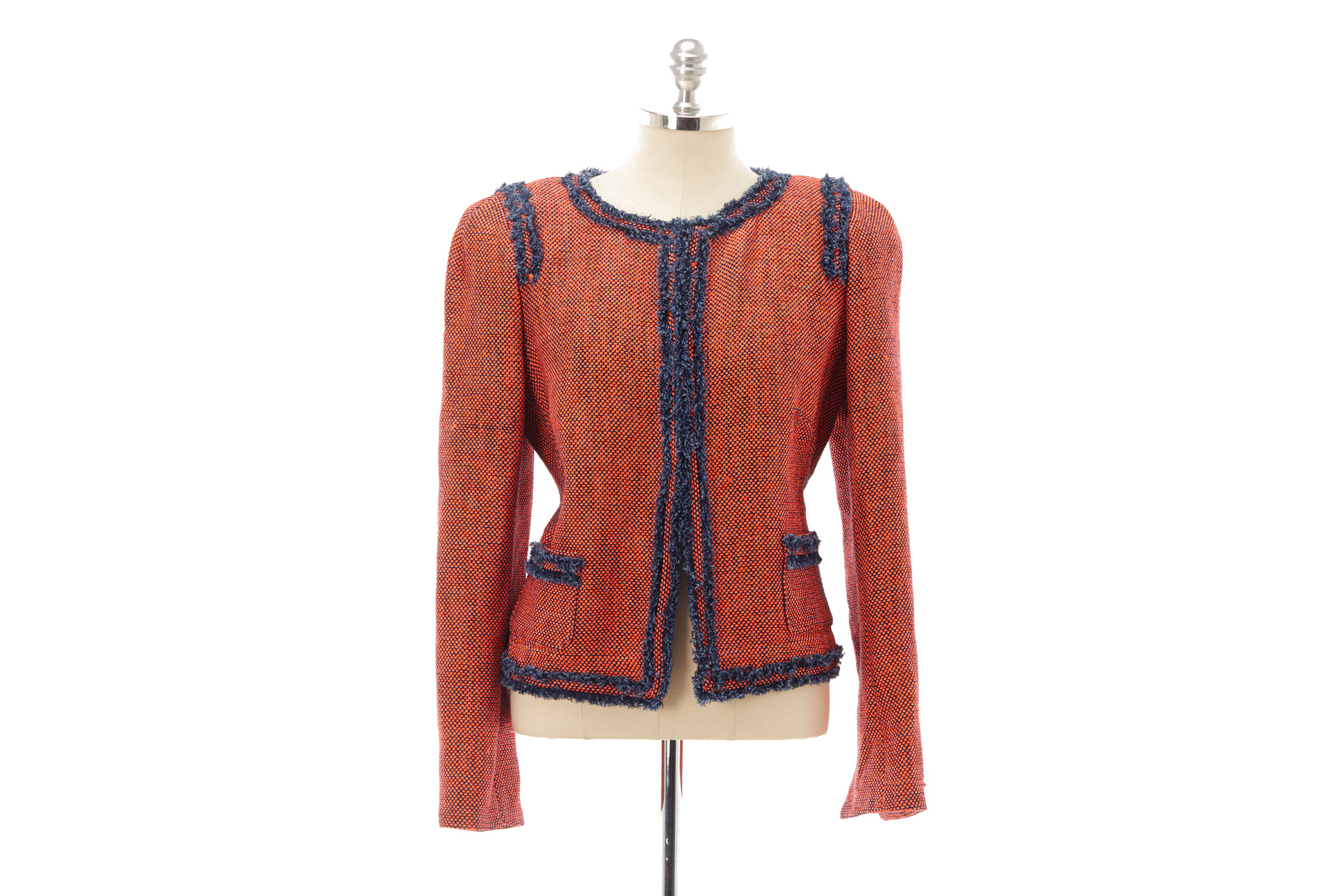 A WEILL RED TWEED JACKET