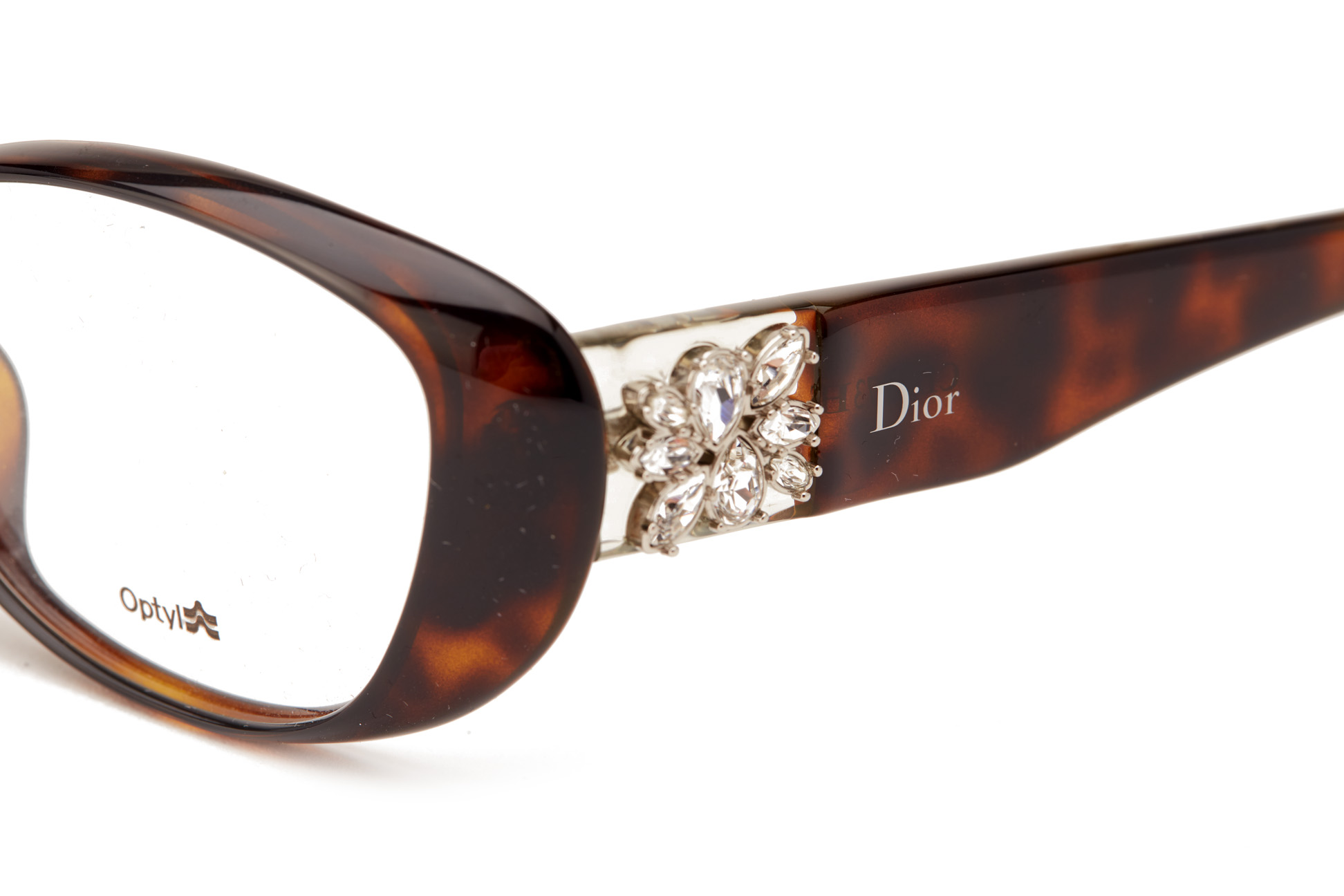 A PAIR OF CHRISTIAN DIOR TORTOISE SHELL READING GLASSES - Image 3 of 5