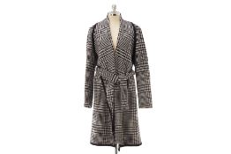 AN ESCADA 'CASABA' WOOL COAT