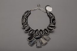 A VILAIWAN BLACK STATEMENT NECKLACE