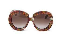 A PAIR OF VALENTINO MULTICOLOURED SUNGLASSES