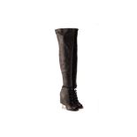 A PAIR OF GIVENCHY 'RICCARDO TISCI NARLIA' BOOTS EU38