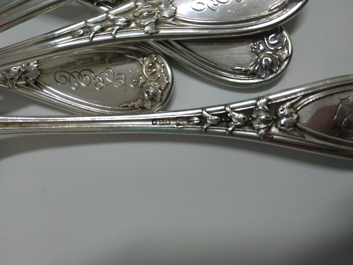 A PART SERVICE OF EUROPEAN SILVER FLATWARE - Image 4 of 4