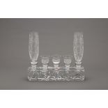 A BACCARAT CRYSTAL 'FOREST OF DREAMS' VOTIVE SET