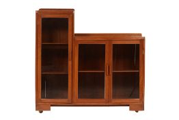 ​A TIMBER GLAZED DISPLAY CABINET