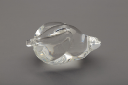 STEUBEN - 'ODALISQUE' A CRYSTAL FEMALE FIGURE