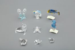 A GROUP OF SWAROVSKI UNDER THE SEA CREATURES