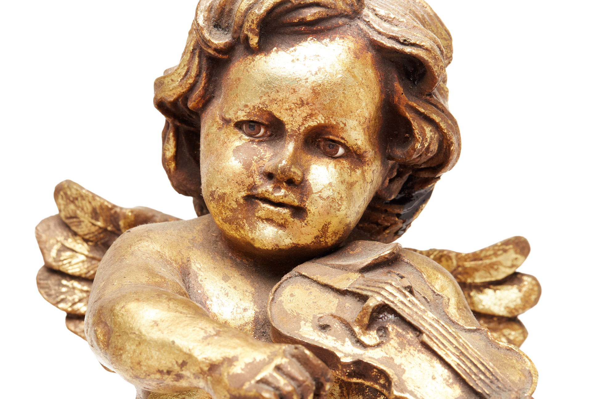 TWO GILT PUTTI - Image 4 of 6