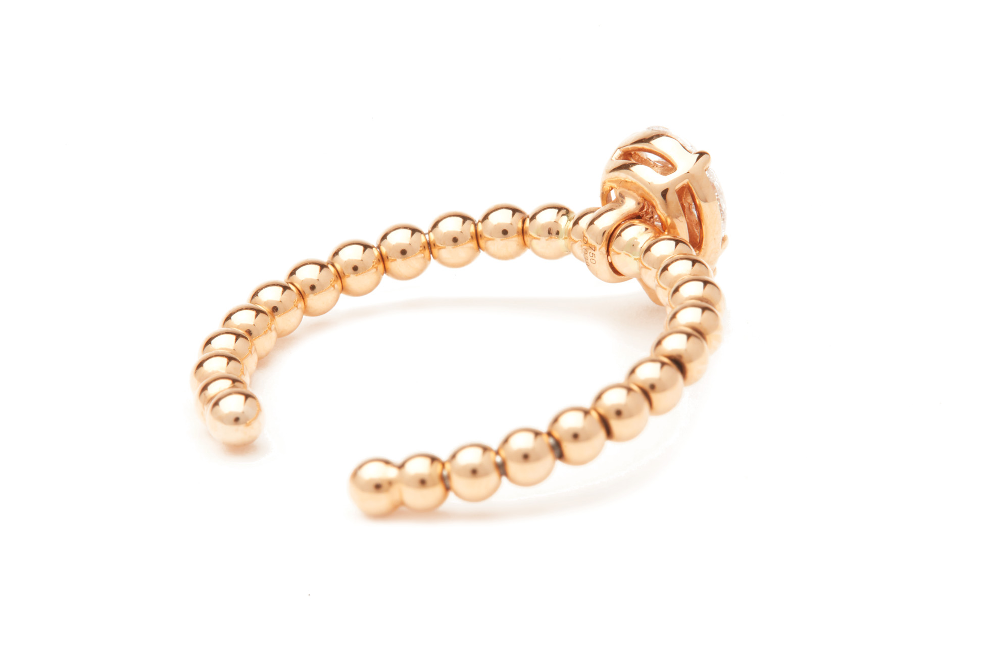 A 18K ROSE GOLD AND DIAMOND RING - Image 3 of 3