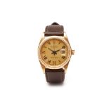 ROLEX OYSTER PERPETUAL DATEJUST 18K YELLOW GOLD GENT’S WATCH