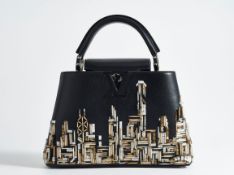 A LOUIS VUITTON CAPUCINES HONG KONG SKYLINE BAG