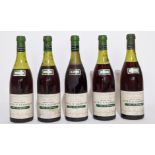 5 bouteilles NUITS SAINT-GEORGES LES SAINT GEORGES 1971 Domaine Henri Gouges Niveaux [...]