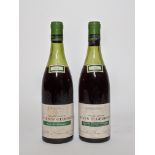 2 bouteilles : - 1 bouteille NUITS SAINT GEORGES CLOS DES PORRETS 1957 Henri [...]