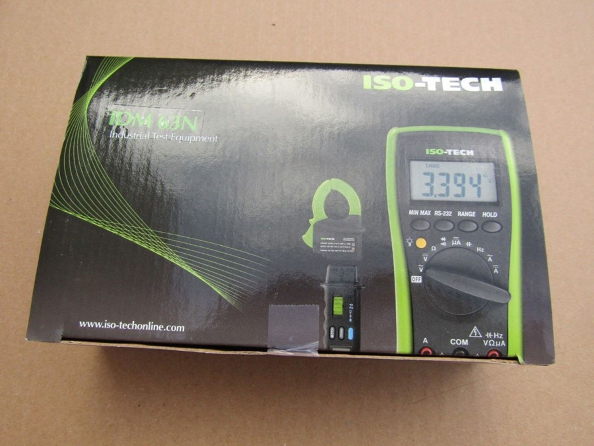 ISO-TECH IDM 63N Handheld Digital Multimeter 600V c 3mA DC 600Vdc TM HeD 6974036 - Image 2 of 2