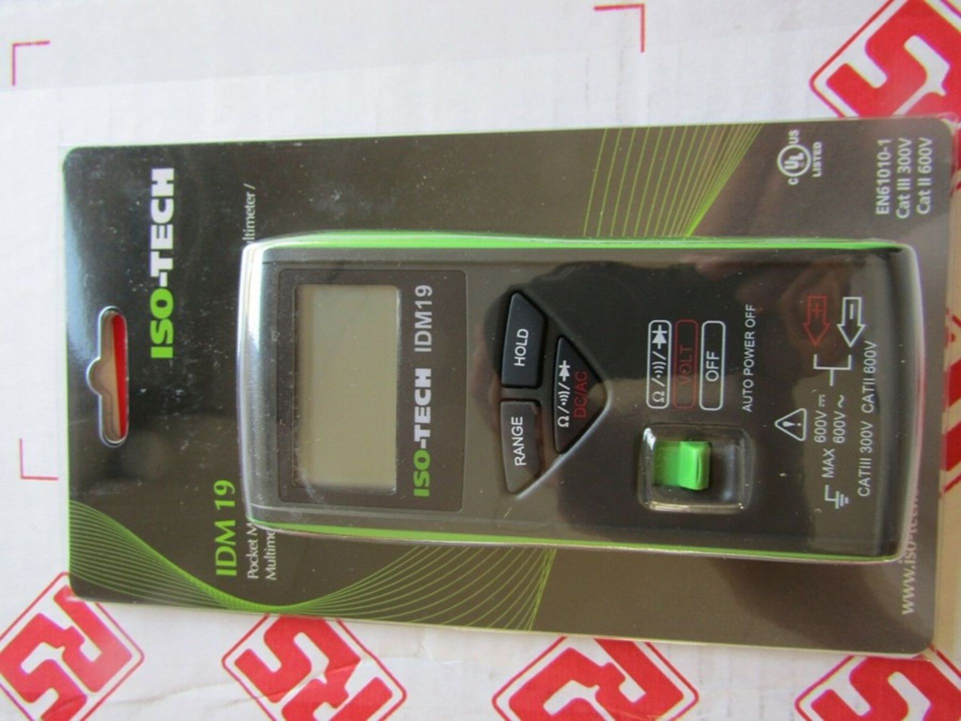 ISO-TECH IDM19 Handheld Pocket Digital Multimeter 600V ac 600V dc - J1 6973929
