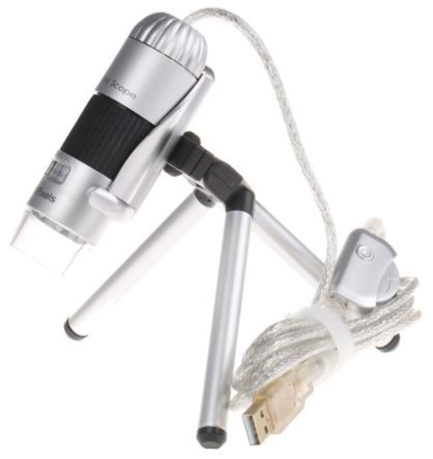 RS PRO USB Digital Microscope, 1600 x 1200 pixel, USB, x10 → 230 USB