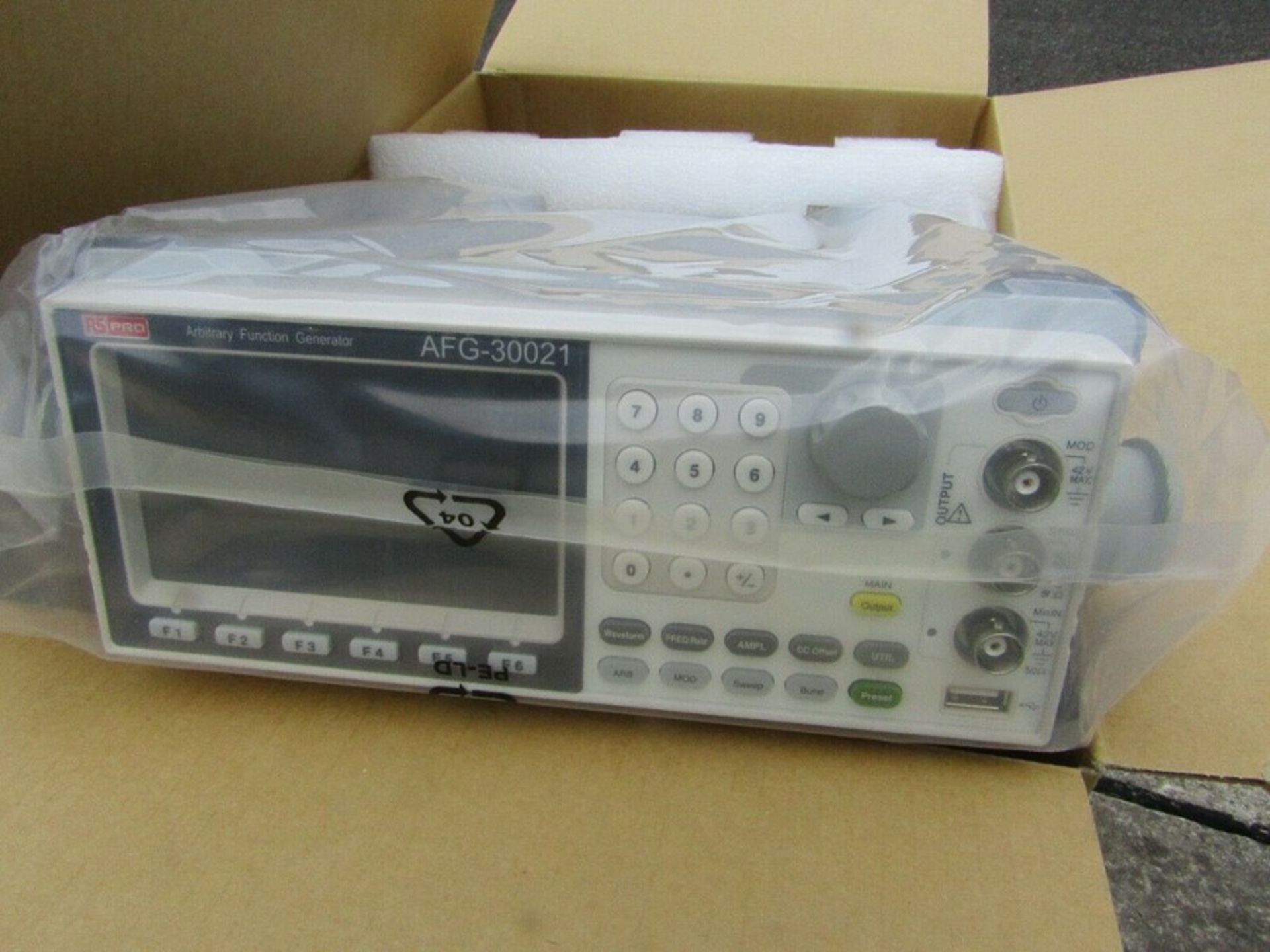 RS PRO AFG-30021 Arbitrary Function Generator 20MHz LAN USB RRP£800 H9CB 1225620