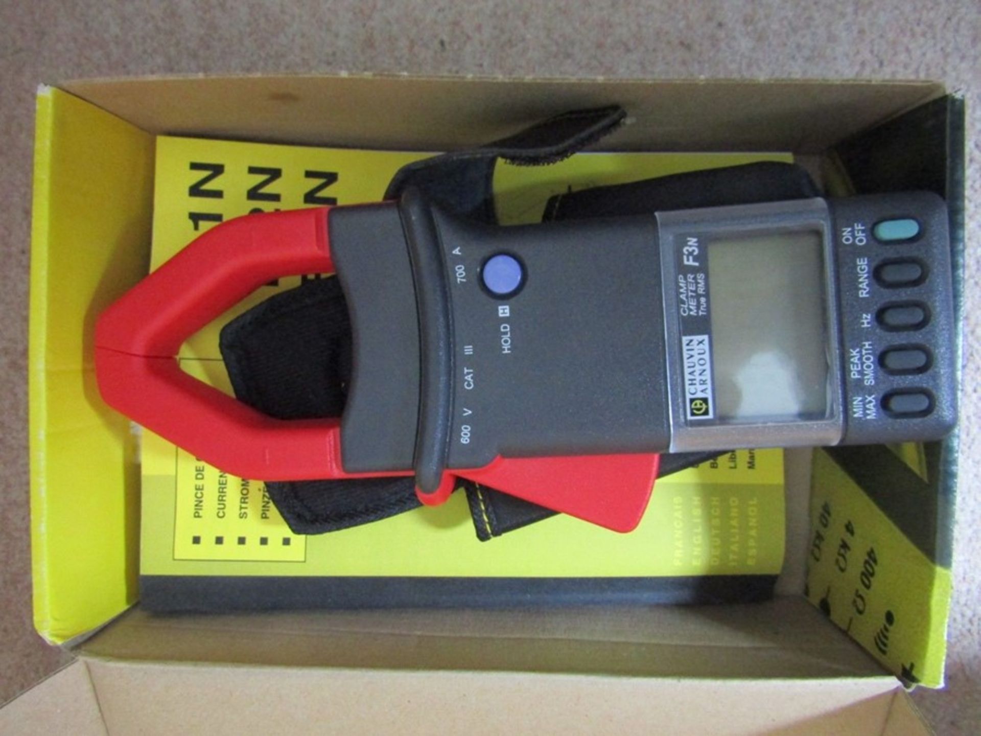 Chauvin Arnoux F3N Clampmeter, Max Current 400A ac CAT III 600 V - TM 206624