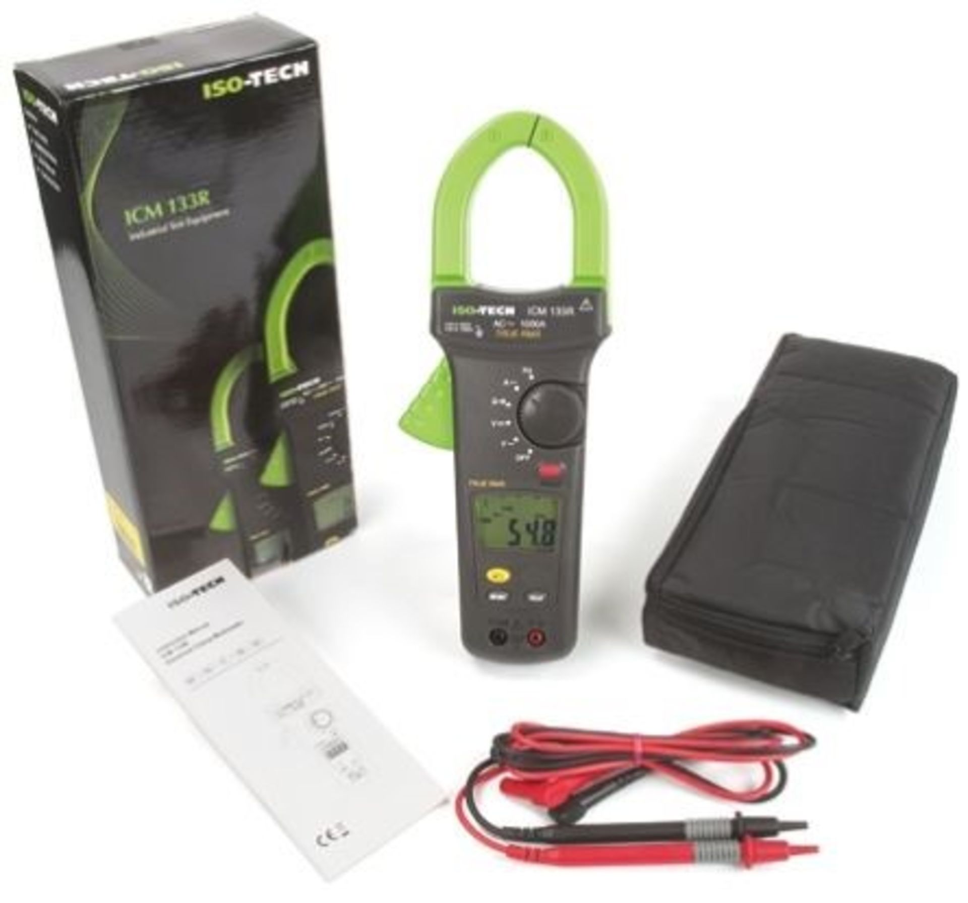 RS Pro ICM133R Clamp Meter, Max Current 1kA ac CAT III 600 V - Image 3 of 3