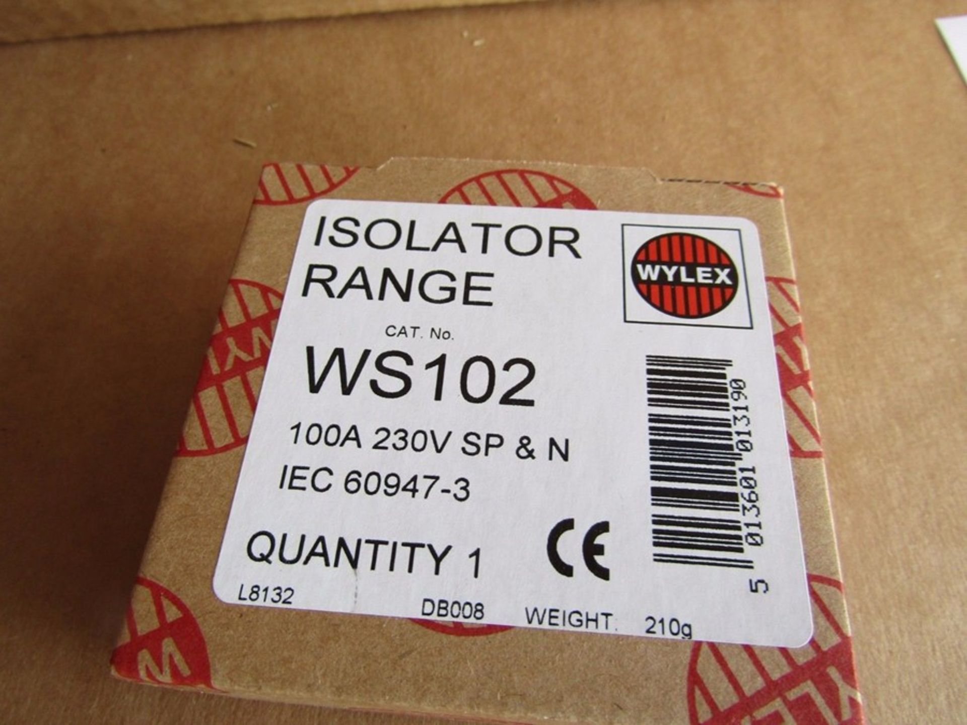 80 x BNIB Wylex WS102 Isolator Switch 2Pole 100A NH Series Disconnector 159311 - Image 2 of 2