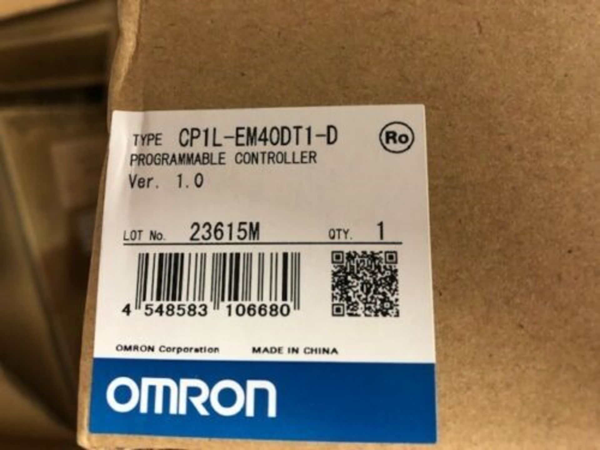 Omron CP1L-EM PLC CPU, Ethernet Networking Computer Interface - A6 3008184213 - Image 3 of 4