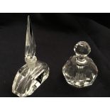 2 x Perfume Bottles Karl Palda (Czech) and Oleg Cassini (USA.