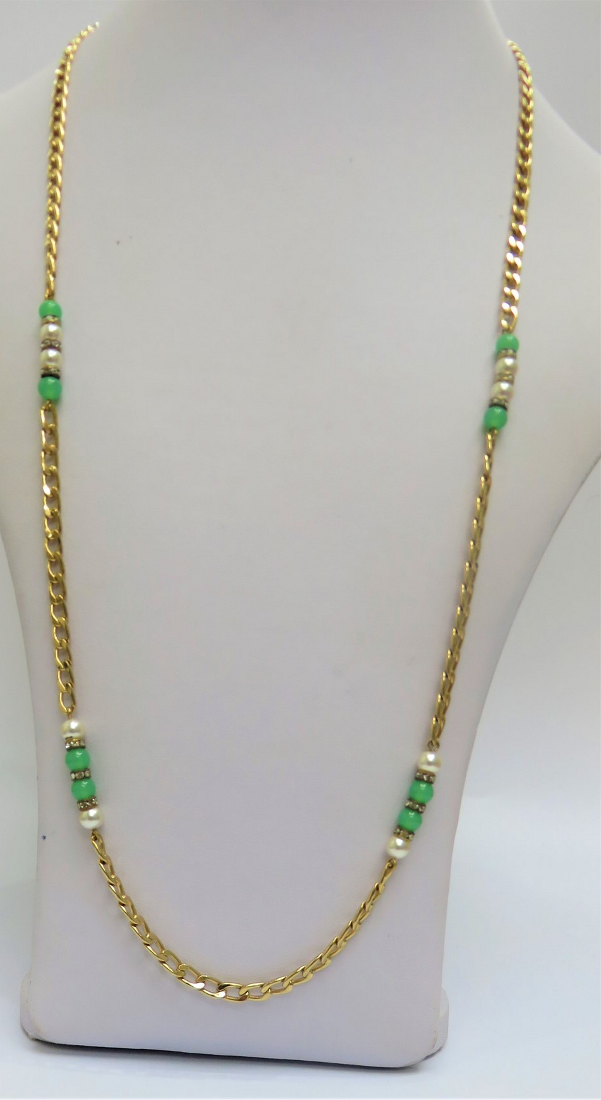 Signed Christian Dior necklace – 30 Inches long - Image 2 of 3